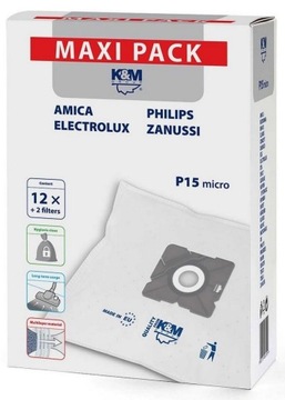 12 СУМОК P15 MICRO AMICA PHILIPS + 2 ФИЛЬТРА