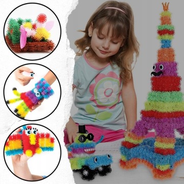 БЛОКИ НА КРЫШКЕ НА ВЕЛКРО ЦВЕТНЫЕ ШАРЫ CREATIVE 800 EL XXL TOYS LIVING COLORS