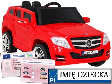jeździk SAMOCHÓD na akumulator dla dzieci + pilot
