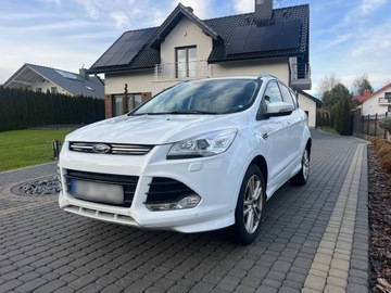 Ford Kuga II SUV 2.0 TDCi 180KM 2015 FORD KUGA 2.0 TDCi Titanium Plus 180 koni 4x4, zarejestrowany w PL