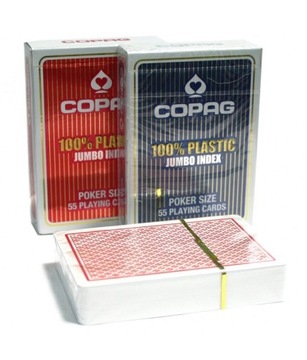 Karty Do Gry 100% Plastik Copag Poker Jumbo Index