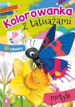 Kolorowanka z tatuażami Motyle 16 Tatuaży