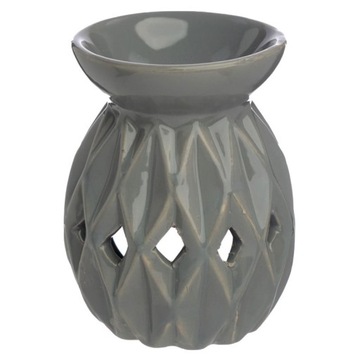 Ceramiczny kominek zapachowy 11,5cm SZARY