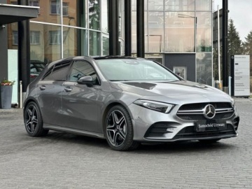 Mercedes Klasa A W177/V177 Hatchback AMG 2.0 A35 306KM 2019 Mercedes-Benz Klasa A 35 AMG 4 MATIC Night PakietPremium PlusBurmesterSalo, zdjęcie 4