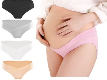 4szt KOMPLET Majtki ciążowe pod brzuch REGULO L/XL