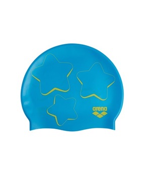 Czepek pływacki Arena PRINT JUNIOR STAR_GRAPHIC - TURQUOIS