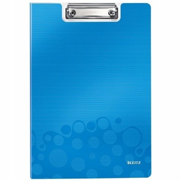 Deska z klipem i okładką LEITZ WOW niebieska