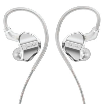 FiiO JD1 Dynamiczne słuchawki IEM silver Hi-Res Audio pilot i mikrofon 2pin