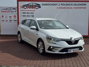 Renault Megane IV Grandtour Facelifting 1.3 TCe 140KM 2021 Renault Megane 1.3 TCe 140KM Zen Biała Perła Salon Polska Zamiana FV 23%, zdjęcie 4