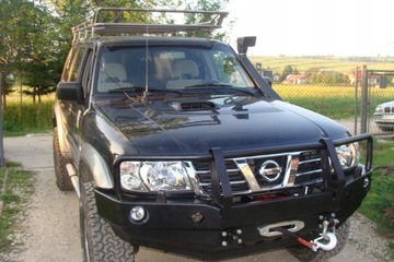 СТАЛЬНОЙ ПЕРЕДНИЙ БАМПЕР ДЛЯ NISSAN PATROL Y61