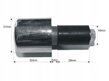 КОНЦЫ РУЛЯ МЕТАЛЛ ХРОМ