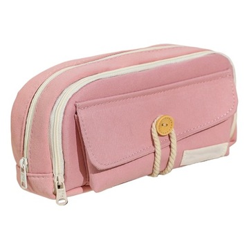 Large Capacity Oversized Pencil Case-Pink