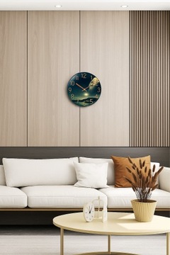 3D НАСТЕННЫЕ ЧАСЫ ИЗ ЗАКАЛЕННОГО СТЕКЛА БЕСШУМНЫЕ 15 ДБ ДЛЯ ОФИСНОЙ ГОСТИНОЙ