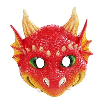 Scary Kids Dragon Half Face Cover dla czerwieni
