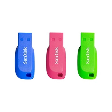 НАКОПИТЕЛЬ SANDISK CRUZER BLADE 64 ГБ USB 2.0 ЗЕЛЕНЫЙ