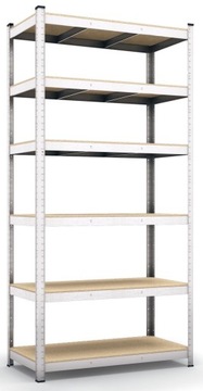 Regał magazynowy metalowy Ocynk Kovona 240x120x60 cm max 220 kg na półkę