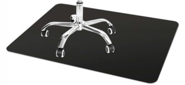ЗАЩИТНЫЙ КОВРИК ПОД СТУЛ 140x100 ЧЕРНЫЙ