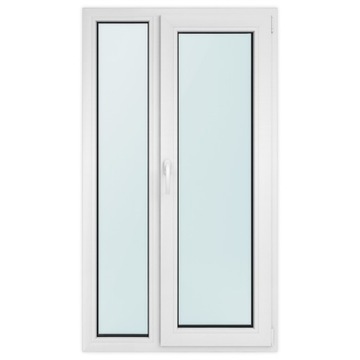 Okno Balkonowe PCV 1300x2300 kolor biały z Uchyłem