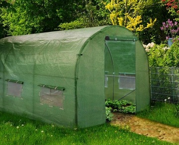 Садовая политоннельная теплица 2х3м пленка 6м2 белая ЧМ