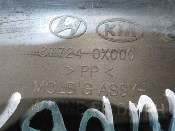 HYUNDAI I10 I 10R HB 5D LIŠTA ZDOBENÁ DVEŘE PRAVÁ PŘEDNÍ 87724-0X000