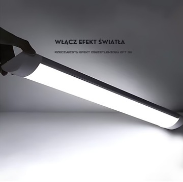4x LAMPA LED 120CM NATYNKOWA ŚWIETLÓWKA DO GARAŻU 6500K 160W MOCNA
