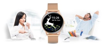 Женские SMARTWATCH G.Rossi SW0154 Розовое золото