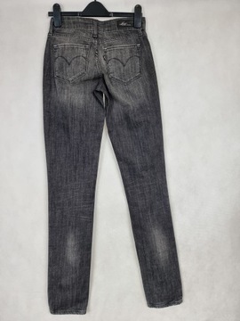 B184 JEANSY DAMSKIE SPODNIE SKINNY LEVI'S R. 26