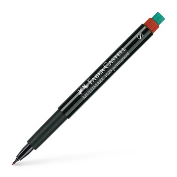 FABER-CASTELL Foliopis marker S Multimark CZERWONY