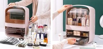 Шкатулка-органайзер для косметики, ящики для косметических кистей