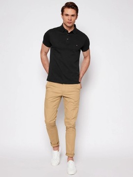 Tommy Hilfiger koszulka polo męska Czarny Slim Fit r. XL