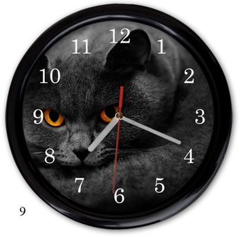НАСТЕННЫЕ ЧАСЫ котята БРИТАНСКАЯ ПЕРСИДСКАЯ КОШКА PL
