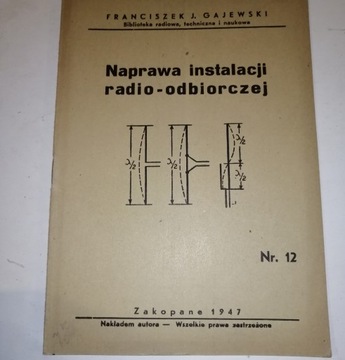 Naprawa instalacji radio-odbiorczej