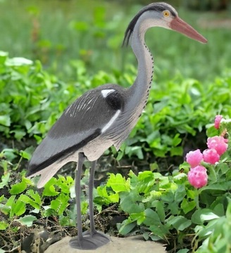 САДОВАЯ ФИГУРКА ДЛЯ САДОВОЙ ПТИЦЫ ДЕКОРАТИВНАЯ ЦАПЛЯ СТОЯЩАЯ