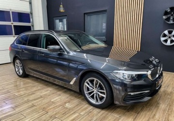 BMW Seria 5 G30-G31 Touring 520d 190KM 2019 BMW Seria 5 2.0D 190KM gwarancja LED AUTOMAT zarejestrowana BEZWYPADKOWY, zdjęcie 34
