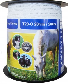 TAŚMA EASY RANGE PASTUCH DLA KONI 200 MB / 20 MM