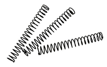 SPRĘŻYNA NACISKOWA d=0,5 * Dz=5,0 * L=37 - 3 szt.