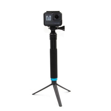 TELESIN ALUMINIOWY REGULOWANY SELFIE STICK Z TRIPODEM DO KAMER SPORTOWYCH