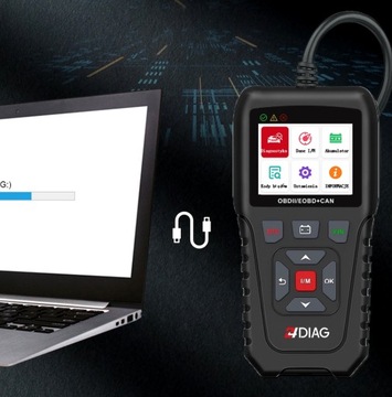 УНИВЕРСАЛЬНЫЙ ДИАГНОСТИЧЕСКИЙ СКАНЕР OBD2 ТЕСТЕР j.PL