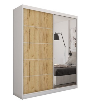 Szafa przesuwna z lustrem M szer.160 cm Artisan