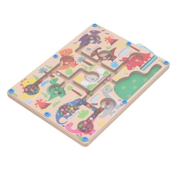 Magnetyczny kolor i liczba Zabawka labirynt Wzór d