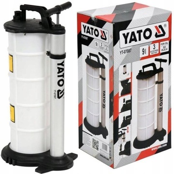 Yato Odsysarka Ręczna Do Oleju 9l 3 Sondy YT-07087