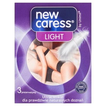 UNIMIL Prezerwatywy - NEW CARESS BOX 3 LIGHT