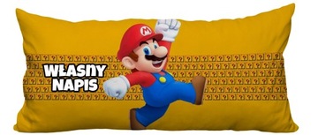 PODUSZKA SUPER MARIO BROS + IMIĘ 30 x 60 N3