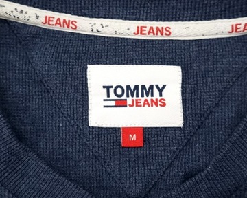 TOMMY JEANS DM0DM10287 MINI WAFFLE JASPLE Longsleeve Męska Koszulka M