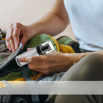 100ML PRZEŹROCZYSTA BUTELKA Z SPRAYEM BUTELKI Z SPRAYEM POJEMNIK DO PRZECHOWYWANIA PERFUM