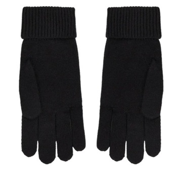 TOMMY HILFIGER RĘKAWICZKI DAMSKIE ESSENTIAL FLAG GLOVES CZARNE