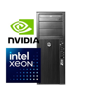 Komputer PC HP Z210 Xeon 4 rdzenie 24GB 1TBHDD Nvidia 600 DP DVD Win10