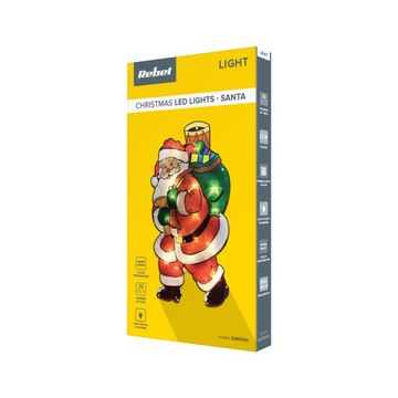 Новогодние украшения Дед Мороз LED 3хААА 45см Rebel