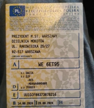 Dacia Jogger 1.0 TCe 110KM 2024 Dacia Jogger 2924r, SALON. 1.0Benzyna. Uszkodzone boki. Poobijana. VAT 23, zdjęcie 23