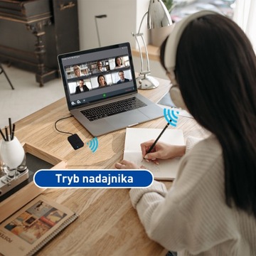 August MR260 Передатчик-приемник 2 в 1 Bluetooth 5 USB C AUX aptX с низкой задержкой